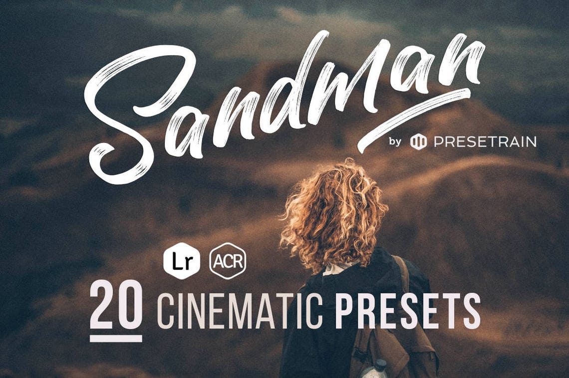 Sandman 20 Lightroom & Photoshop Presets for portrait image 0