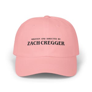 Written and Directed by Zach Cregger Dark Font Embroidered Horror Director Dad Cap Cinema Fans, Movie Lover Gift, Classic Baseball Hat