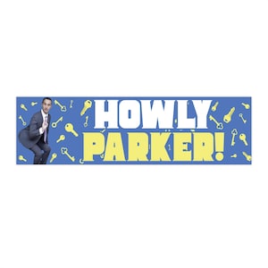 Stath Lets Flats Howly Parker Bumper Stickers | Gift for Friends, Humor Stickers, Road Trip Essentials, Funny Quote Bumper Stickers