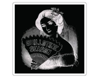 Guillotine Season Sticker: Eat the Rich Anti-Capitalist Protest