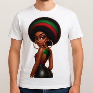 Melanin Woman Illustration|Instant Download