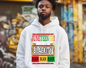 Blackity Black Juneteenth PNG: Pan-African Colors, T-Shirt/Tote Design (Digital Download