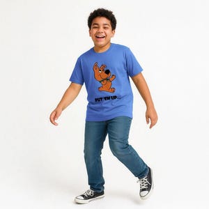 Camiseta básica infantil Scrappy Doo