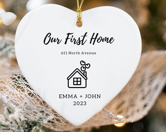 Personalized First Apartment Christmas Ornament, New Apartment Christmas Ornament, Our First Home Christmas Ornament, Real Estate Gift