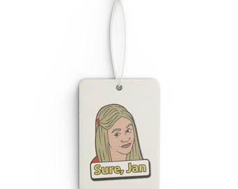 Jasne, Jan Marcia Brady odświeżacz powietrza do samochodu | Marsha Brady Bunch