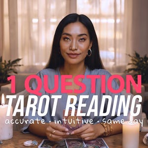 Leitura de Tarô com 1 Pergunta – Entrega Rápida no Mesmo Dia com Insight Psíquico Honesto e Respostas Personalizadas