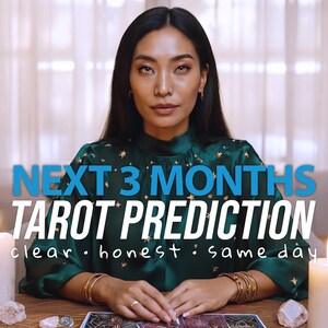 Previsão de Tarô para os próximos 3 meses – Leitura psíquica honesta e clara com insights intuitivos, entrega no mesmo dia