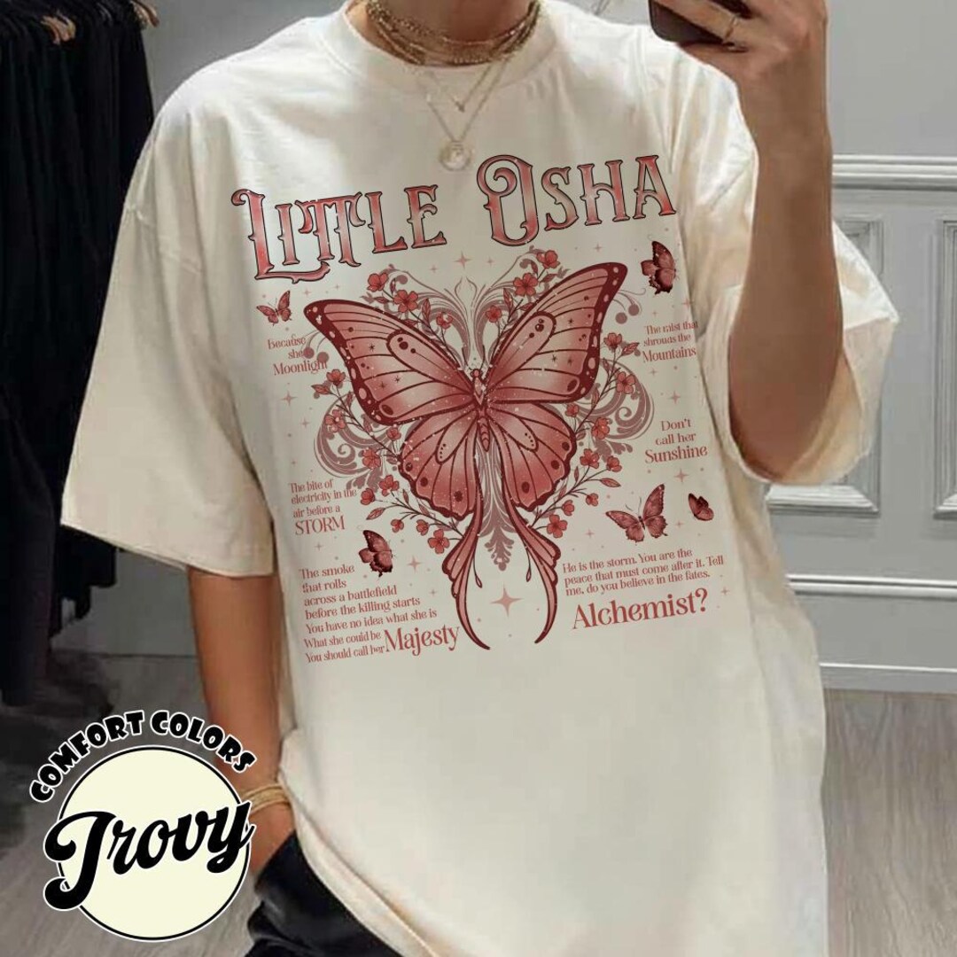 Little Osha Butterfly Comfort Colors T-Shirt, Quicksilver Fan Shirt, Saeris Fane Kingfisher Inspired Tee, Quicksilver Callie Shirt 151125KP9