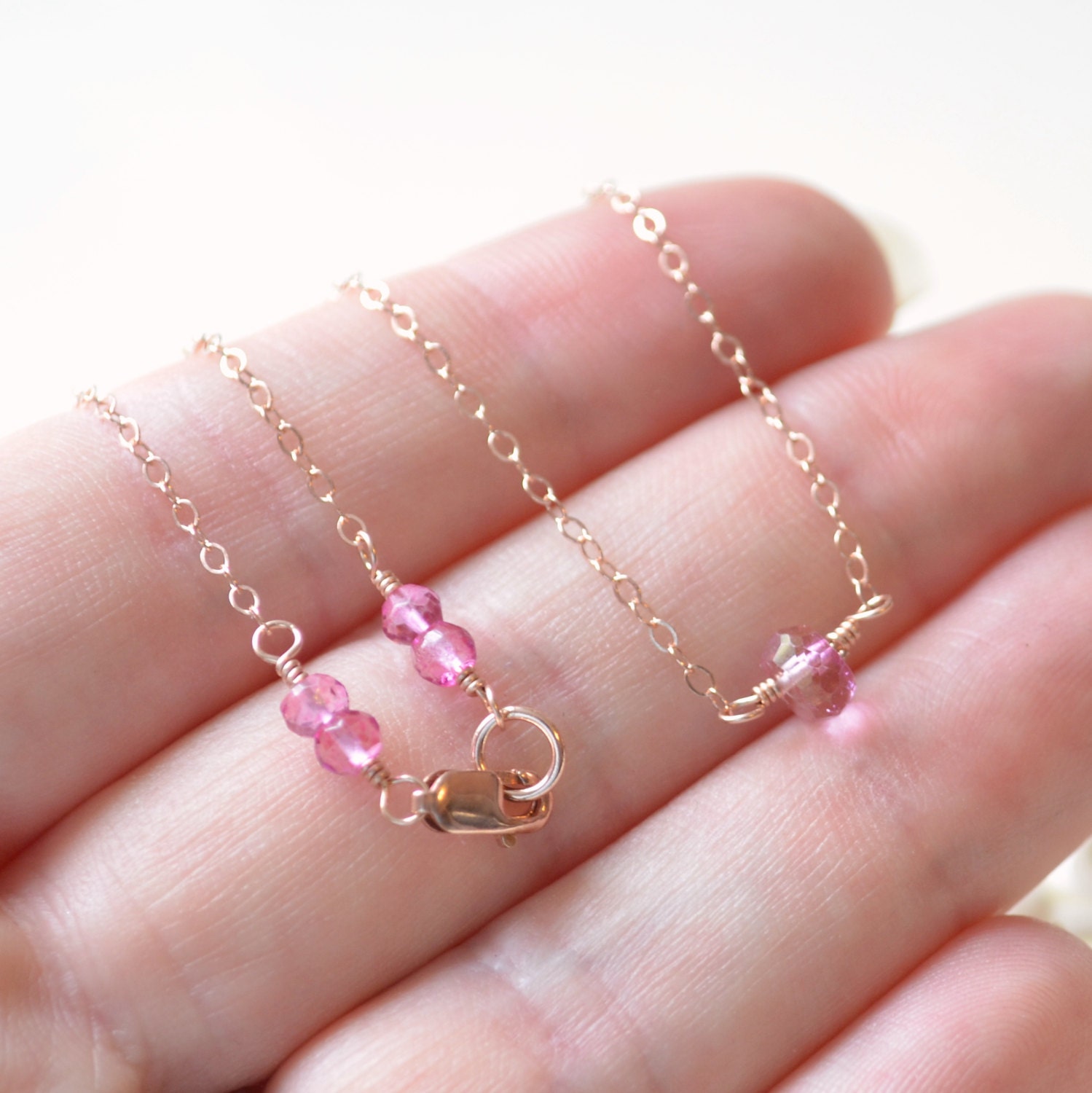 [STONE HENgE] 韓国☆14K Rose Gold☆H0118 Necklace STONEHENGE | 스톤헨지 Stonehenge 14K Necklace Rose Gold