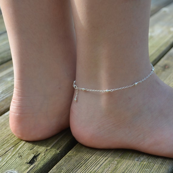 Silver Star Moon Anklet | 925 Silver Anklet Women | Ankle Bracelet Moon 925  - Trendy - Aliexpress