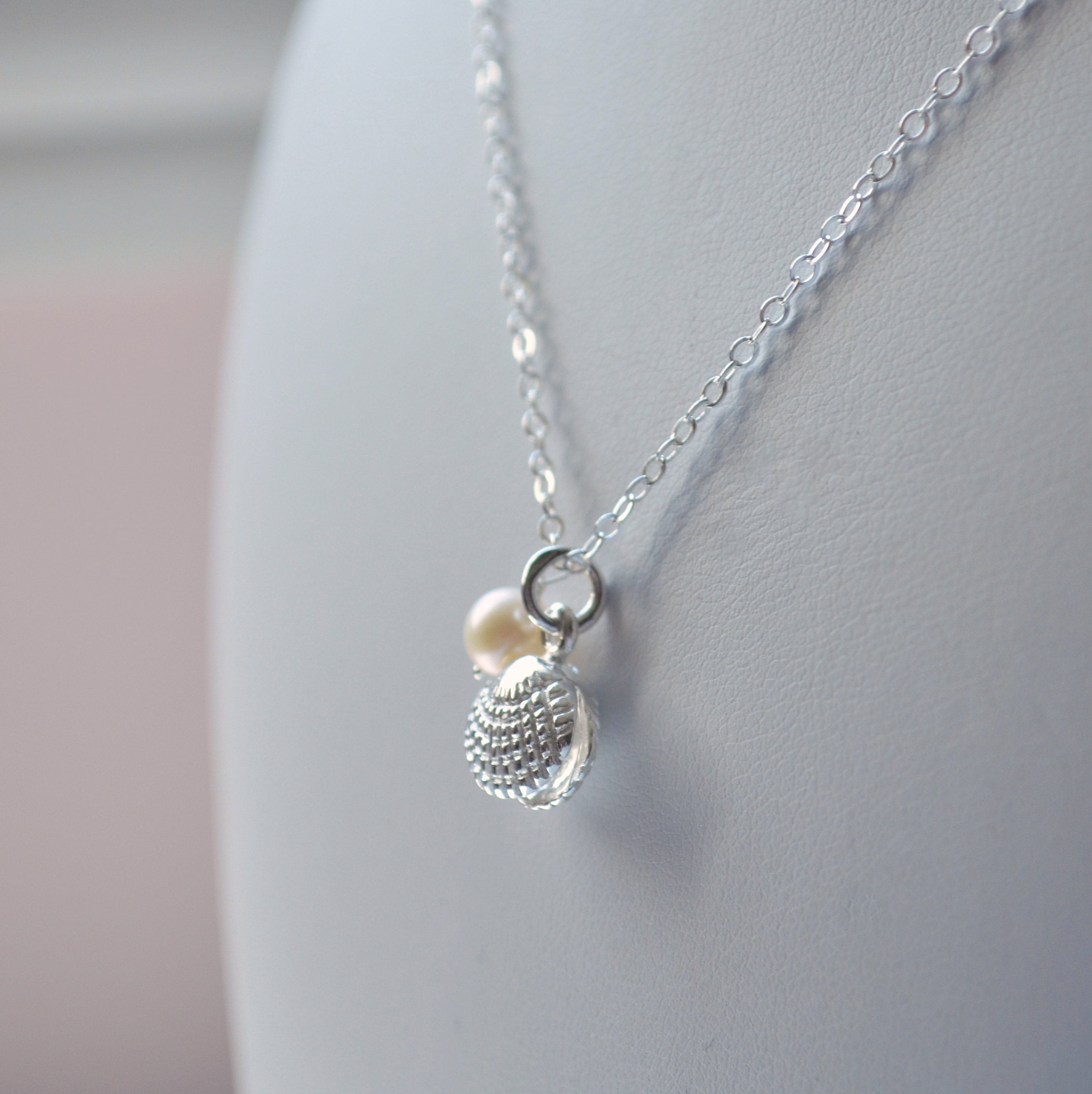 Qings Collana Con Pietra Nascita In Argento 925: Ciondolo Rotondo Zirconi, Catena 45+5 Cm, Regalo Donna
