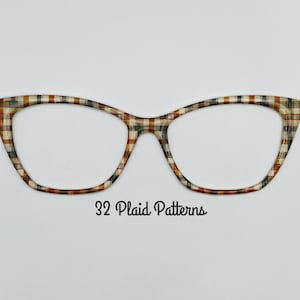 Fall Plaid Handcrafted Pair Compatible Toppers
