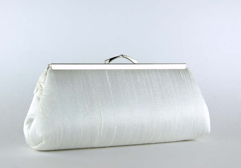 Silk Clutch, wedding clutch, wedding bag, bridesmaid clutch, Bridal clutch, Purse for wedding image 4