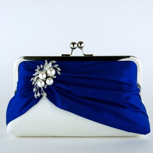 Petit in Royal Silk Wedding Clutch