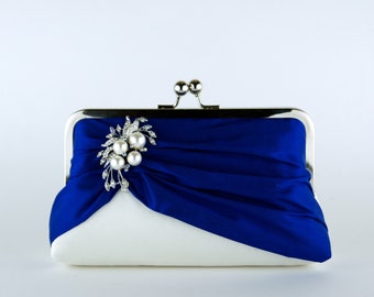 Petit in Royal Silk Wedding Clutch