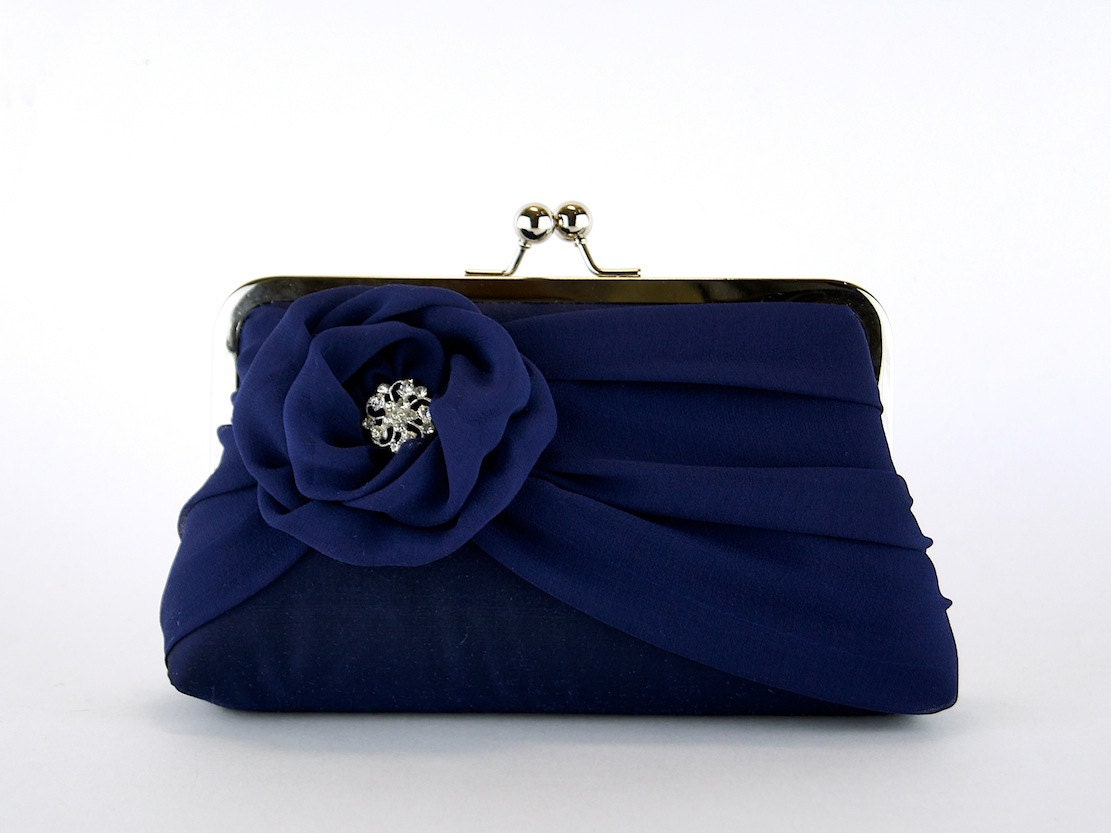 Navy blue handbags for wedding hot sale