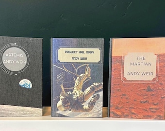Andy Weir Rebound collection. Project Hail Mary, The Martian, Artemis
