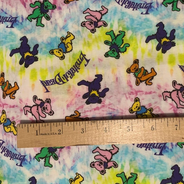 Grateful Dead Fabric by the Yard Etsy