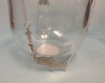 Fish and Bubbles Necklace