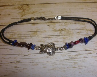 Stone Chip Seaturtle anklet