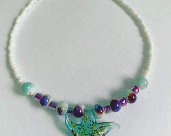 Glass Starfish Anklet