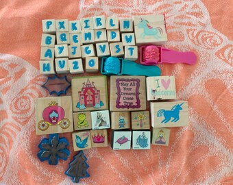 Fairytale  Rubber Stamp Lot Priced to sell Destash