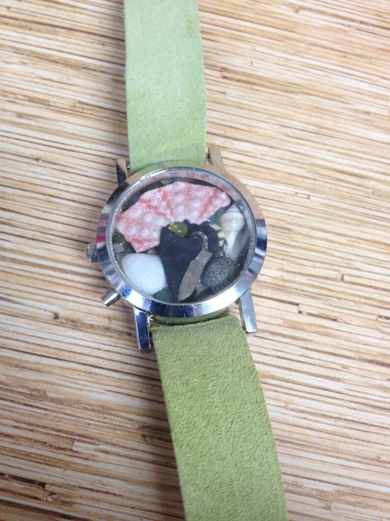 Sage Shark Tooth Repurposed Upcycled/Recycled Beach Watch | Etsy