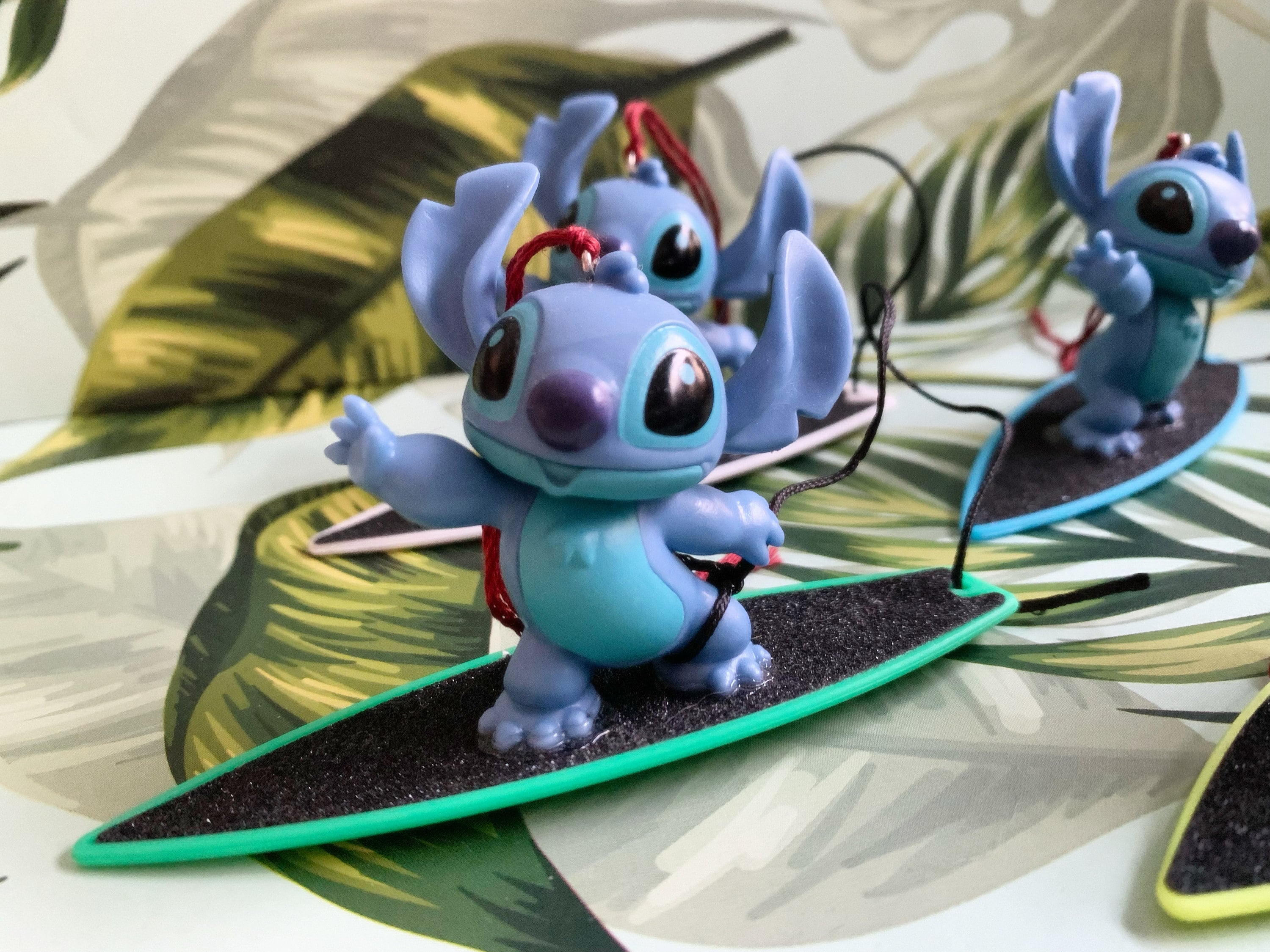 Lilo and Stitch Surfing Stitch on Surfboard Christmas Ornament - Etsy