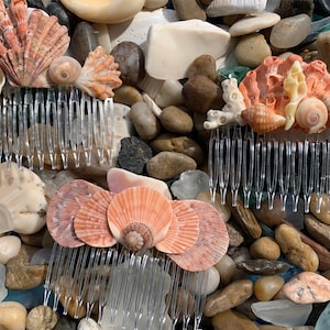 Mermaid Wedding Decorative Hair Comb Beach Wedding Hair Comb Wedding Hair Accessories Seashell Hair Comb