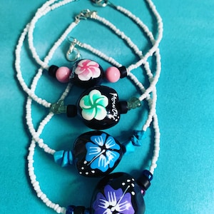 Kukui Nut Hawaiian Beaded Anklet