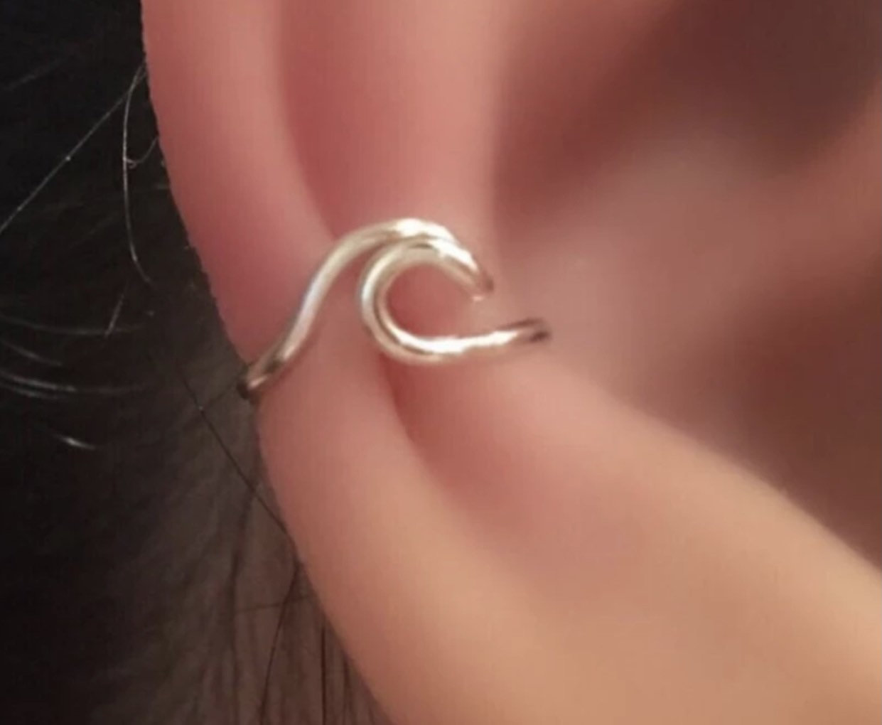 Wave Ear Cuff - Etsy