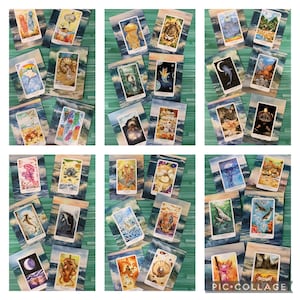 Ocean Sea Life French/English Tarot Card Blank Notecards with Envelopes 6 ct.