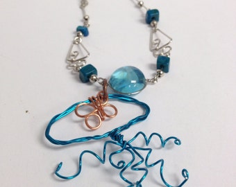 Blue Jellyfish Bracelet
