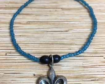 Fleur De Li Anklet