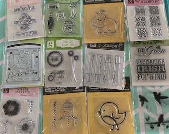 Lote de sellos de acrílico 1