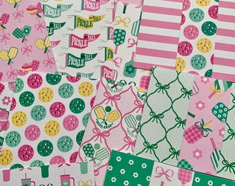 Fiesta de Pickle Ball Invitaciones de Pickle Ball Tarjetas de notas en blanco de Pickle Ball con sobres 10 u. o 6 u.