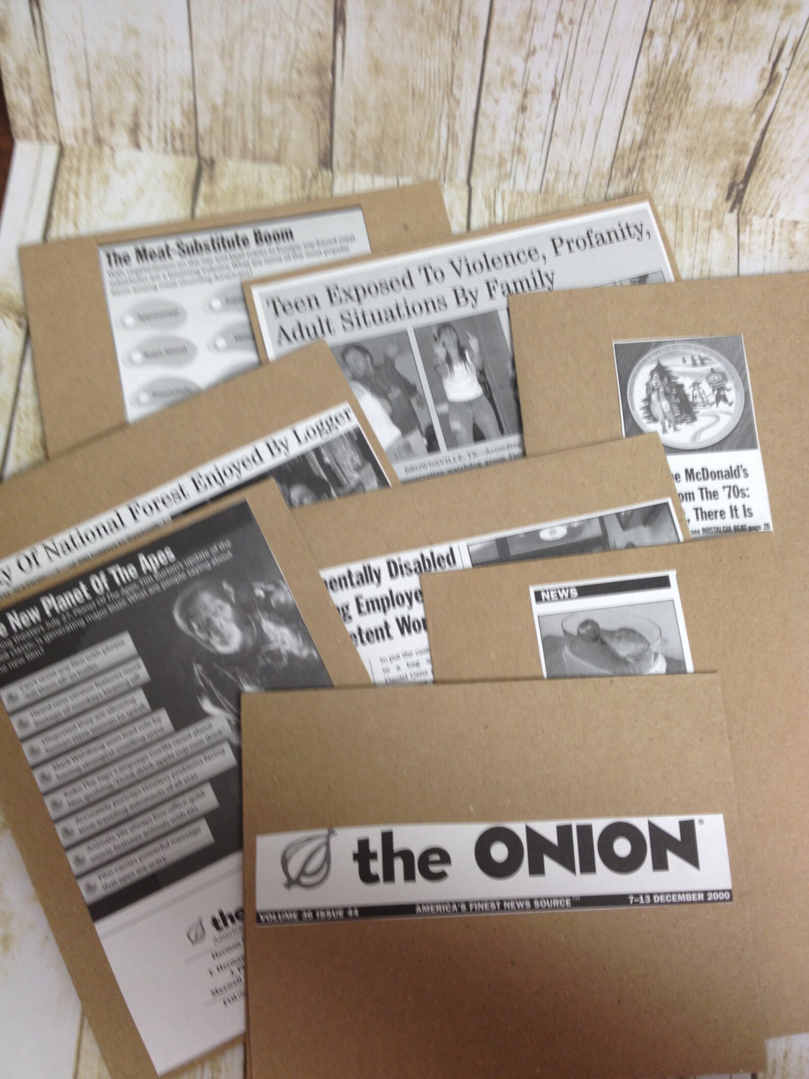 The Onion Headlines Card and Envelope Set 8 Count Etsy
