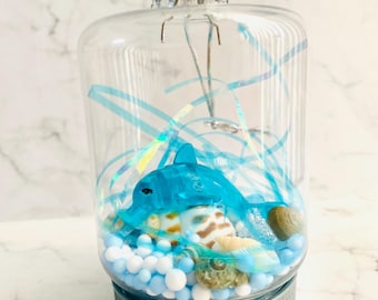 Dolphin Snow Globe Marine Mammal Marine Life Dolphin Gifts Marine Biology Christmas Ornaments
