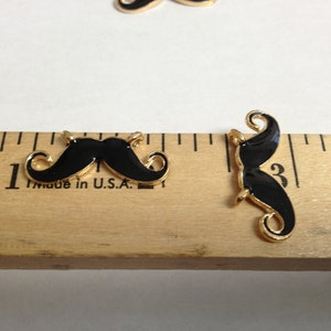 Mustache Enamel Charms image 3