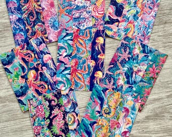 Tarjetas de notas en blanco con temática de patchwork, estilo resort de Key West Palm Beach, con vibraciones marinas y sobres, 8 unidades