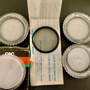 HOYA HMC 52mm Camera Filters Set of 4 plus Kitstar PL55 Filter Lot Lens Filters Vintage Camera Accessories