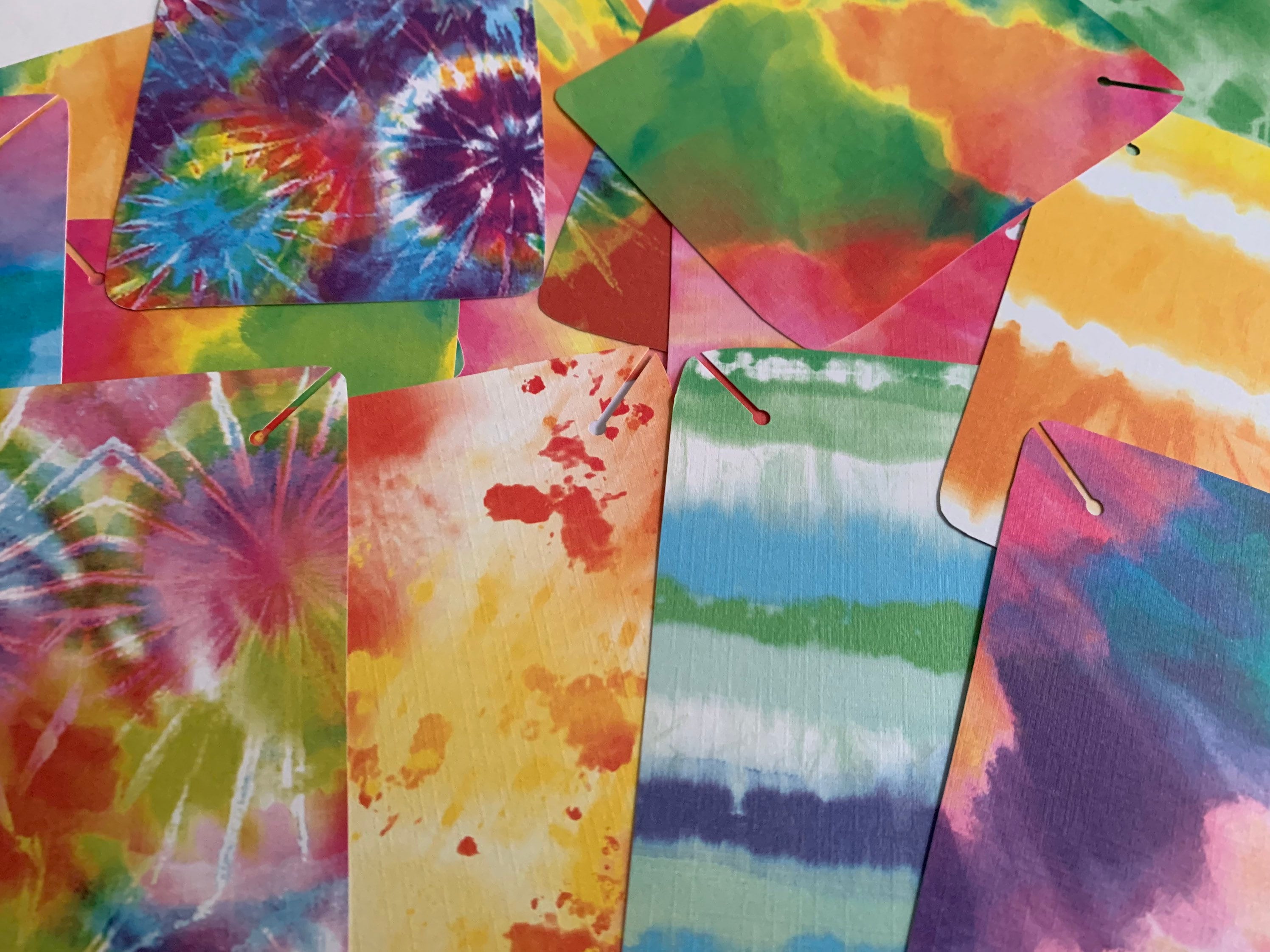 55ct. Tie Dye Necklace Cards Jewelry Cards Jewelry Display Cards Jewelry Supplies