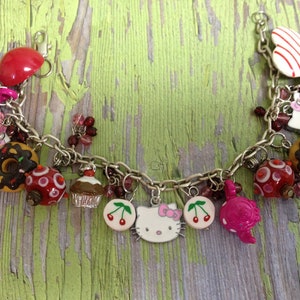 Kitty Cat Tea Party Charm Bracelet