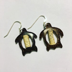 Coconut Honu Seaturtle Earrings