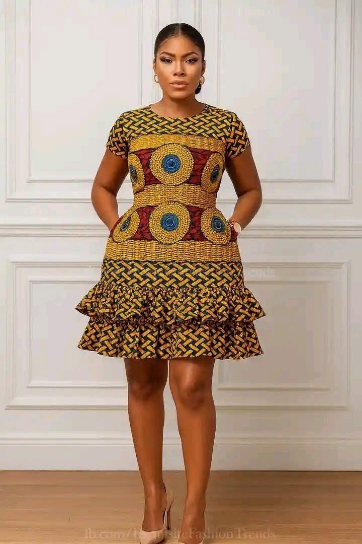 Simple Ankara Dress - Etsy
