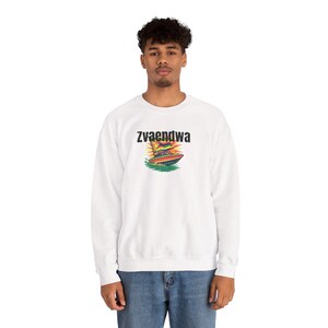 Sudadera unisex de cuello redondo y mezcla pesada, colorida: prenda artística acogedora para el día a día, regalo perfecto para amantes del arte, pieza única y llamativa.
