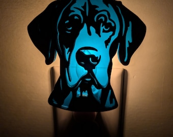 Custom Great Dane Night Light – Handmade Dog Lover Gift