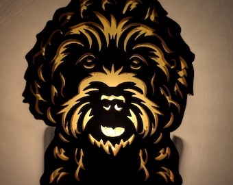 Custom Dog Night Light – Personalized Puppy Nursery Decor