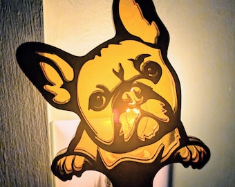 French Bulldog Night Light – Custom Dog Breed Decor, Puppy Lover Gift