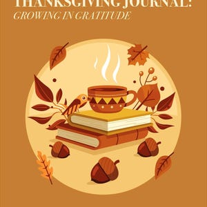 Christian Gratitude Journal | 30-Day Thanksgiving Bible Prompts (PDF)